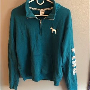 Victoria secret PINK 1/4 zip sweatshirt